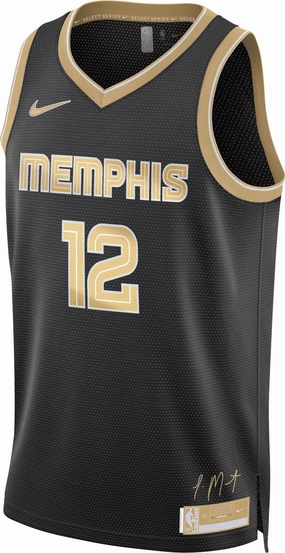 Ja Morant Memphis Grizzlies 2024 Select Series Dri-FIT NBA Swingman Jersey Ventilated Mesh Panel