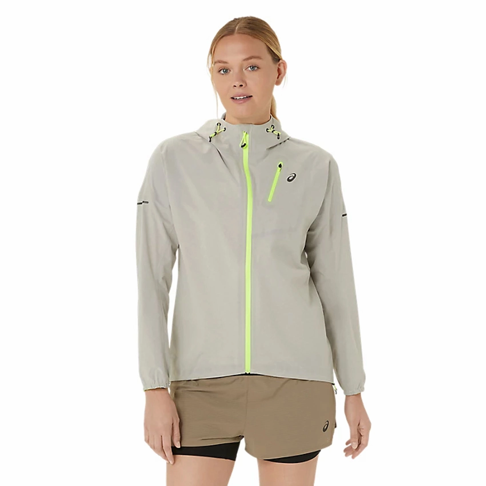 Bonded seams Womens ASICS FujiTrail Waterproof Jacket