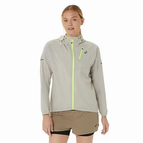 Minimalist Style Tear Resistant Womens ASICS FujiTrail Waterproof Jacket