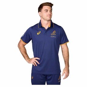 dry surface Men's Wallabies 2025 Media Polo