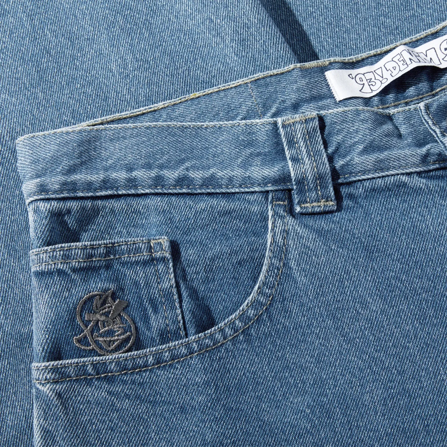 93! Pants (Mid Blue) Spark Glow