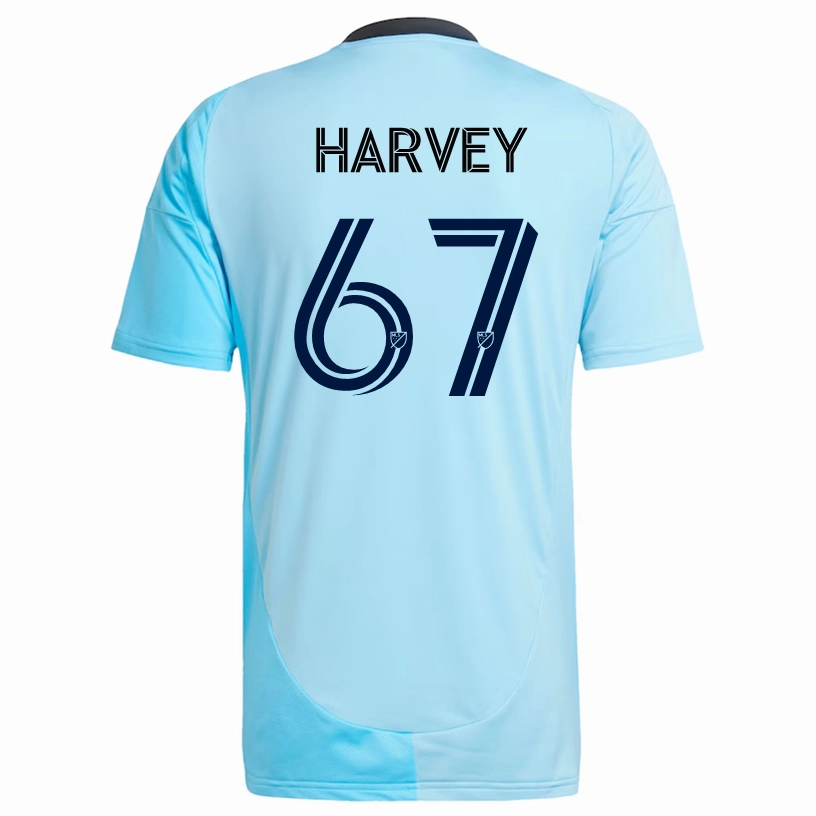 Double Stitched Seams All Purpose Knit adidas Minnesota United Carlos Harvey Away Jersey 25/26 (Zenith Blue)