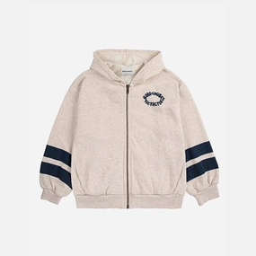 Flexible Insulation Bobo Choses Tic Tac Toe zipped hoodie, Off White