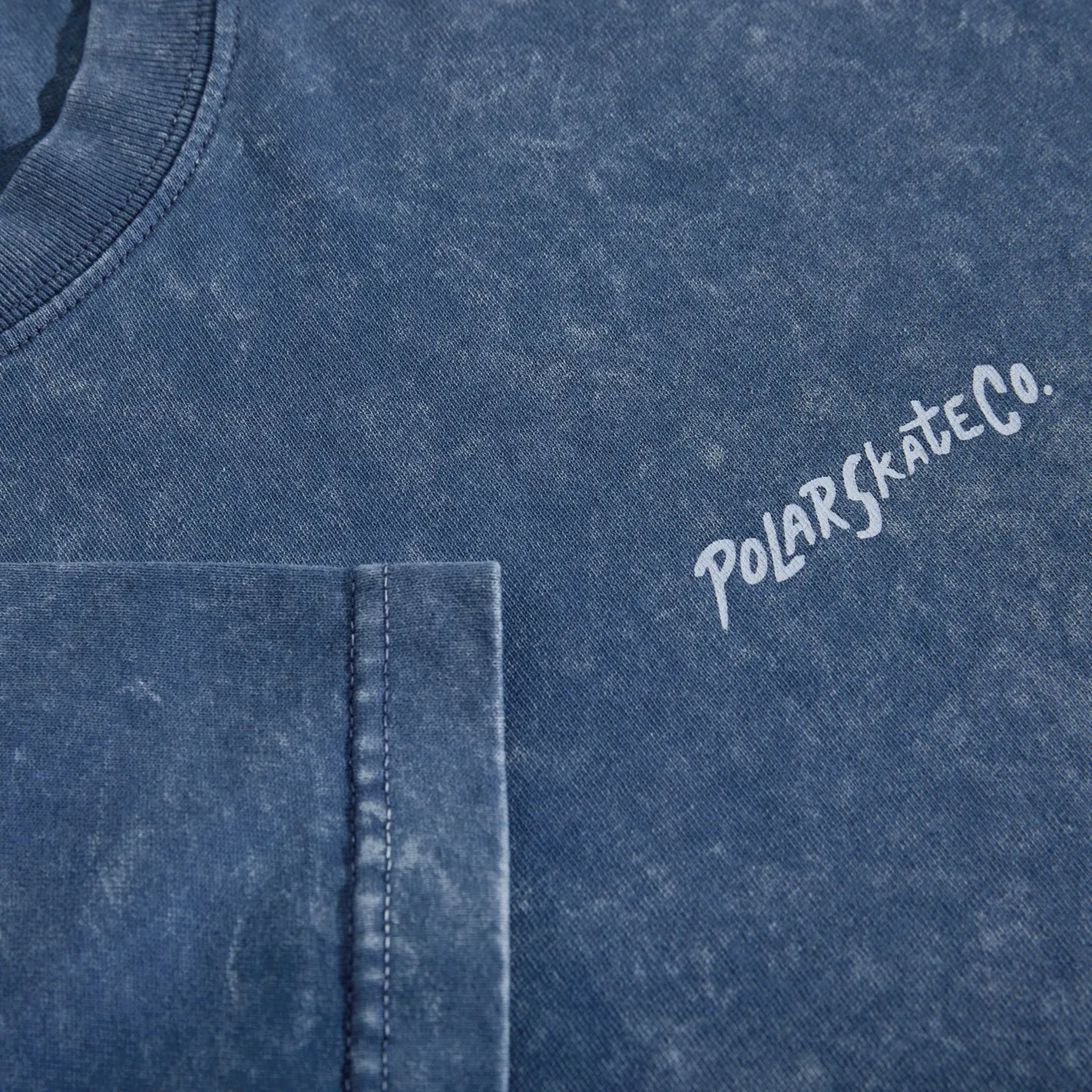 Sleek Layer Acid Surf Logo Tee (Dark Blue)