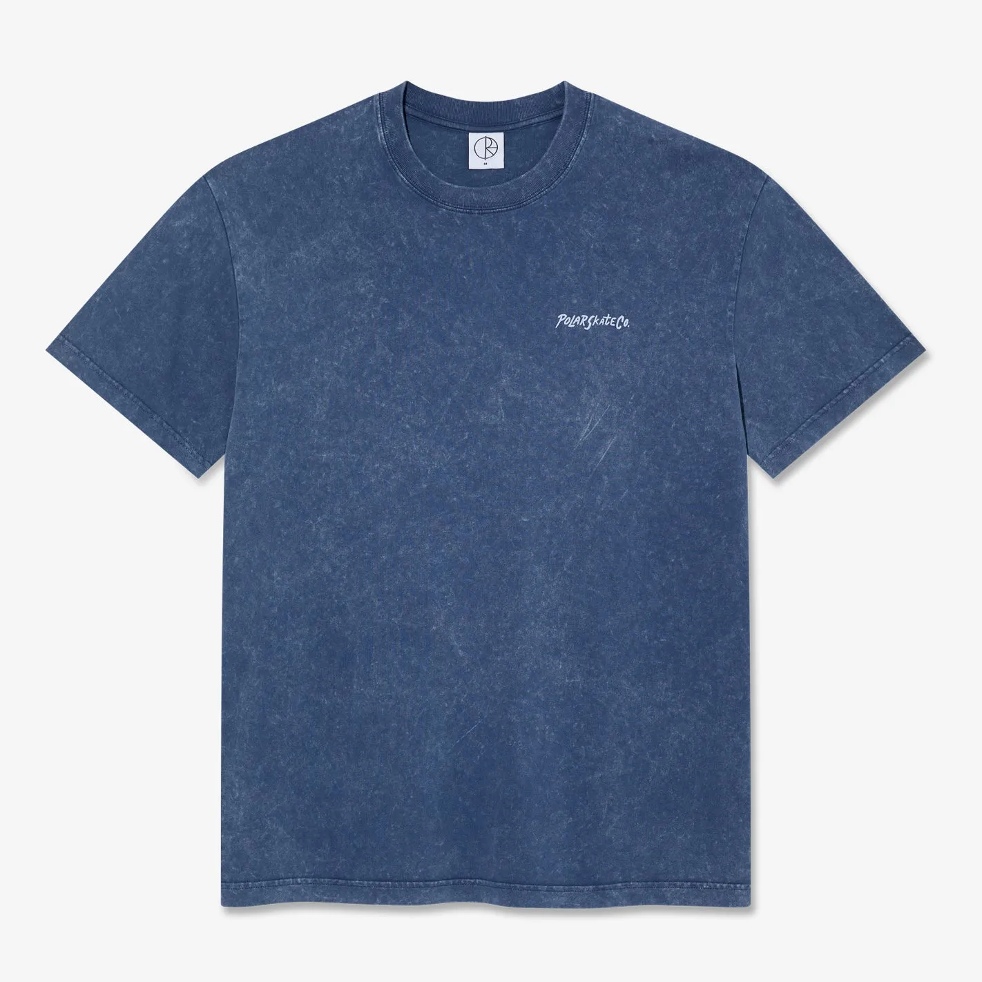 Acid Surf Logo Tee (Dark Blue) Flexible Ribbed Neckline