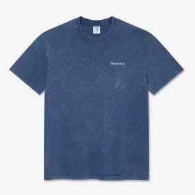 Acid Surf Logo Tee (Dark Blue) Flexible Ribbed Neckline