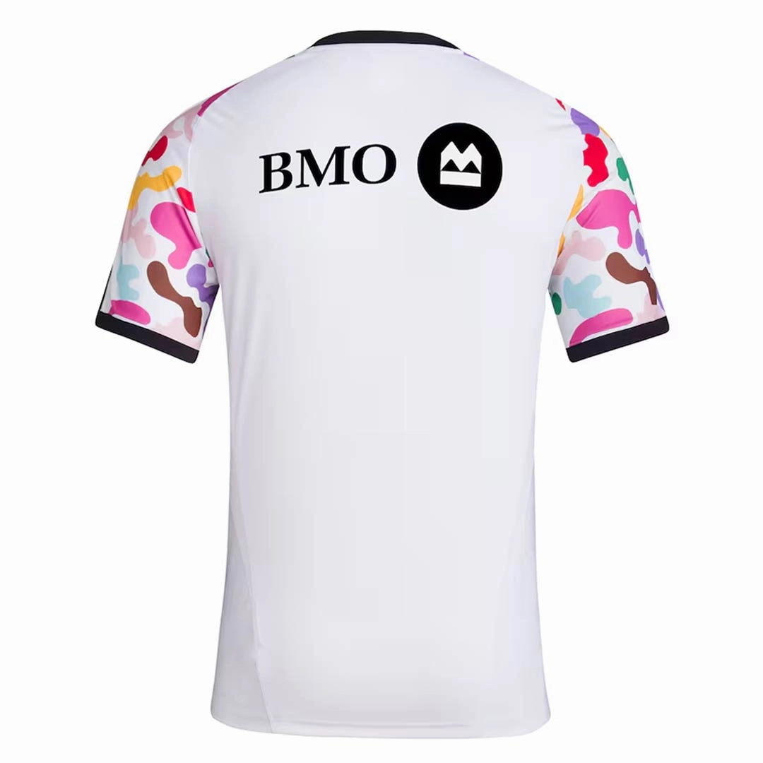 adidas - Men's CF Montreal Pride Pre-Match Jersey (IN9190) Bonded Hemline Casual Gear