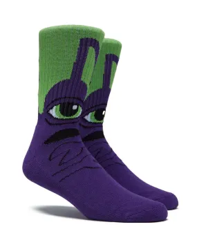 Neo Mode Toy Machine Sect Hug Socks - Purple