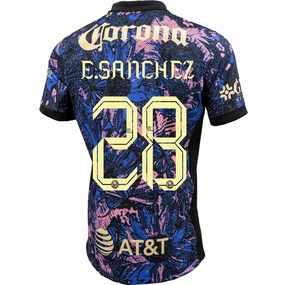 Nike Club America ??rick S??nchez Third Jersey 24/25 (Medium Blue/Black/Lemon Chiffon) Sport Apparel