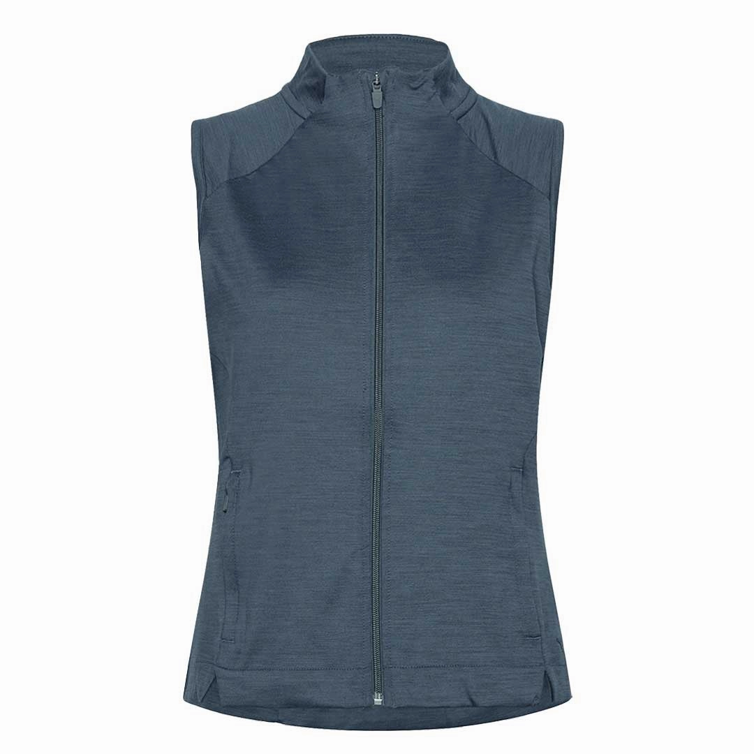 Puma - Women's CLOUDSPUN Heather Full Zip Golf Vest (537503 03) Yarn Dye Technique
