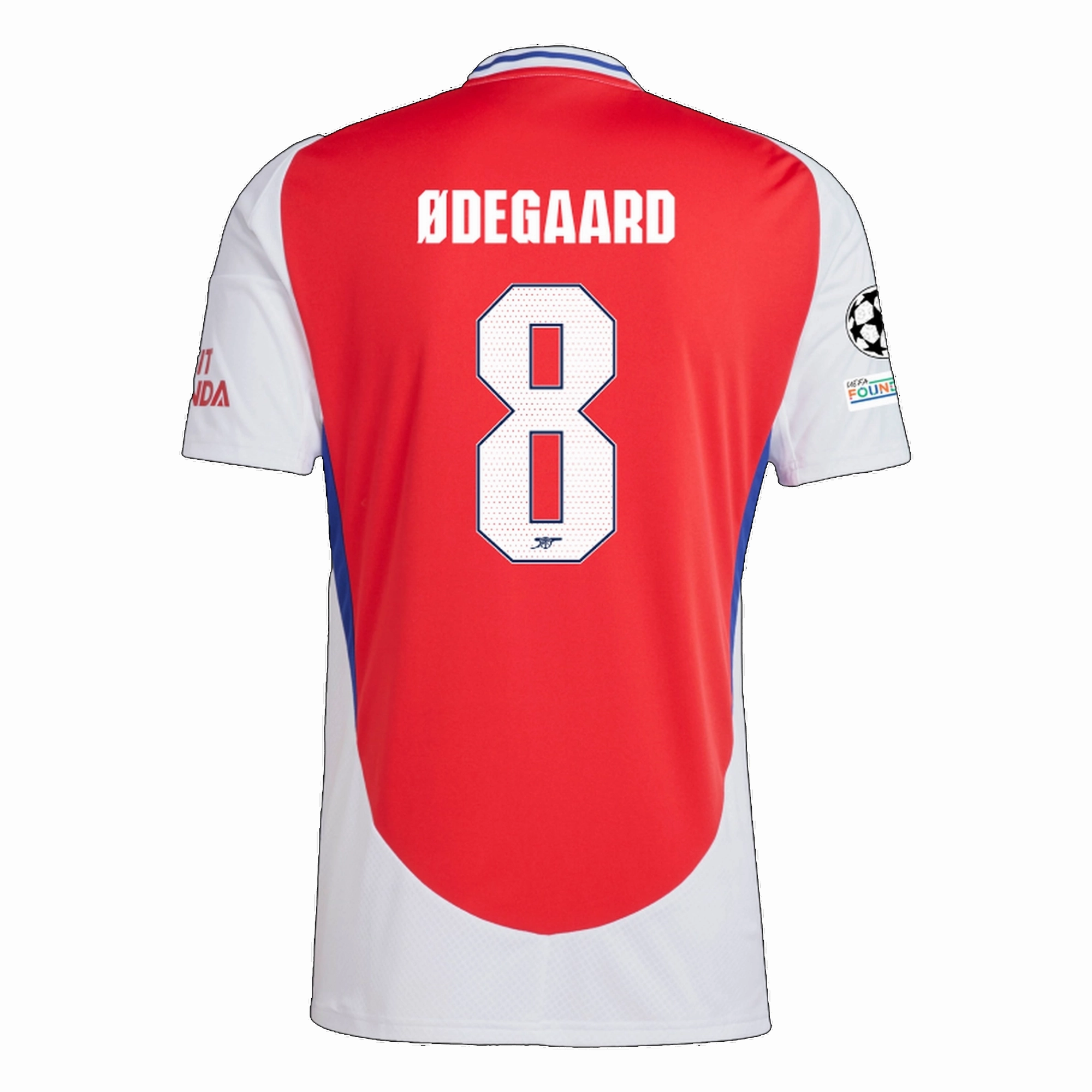 Comfortable Gear adidas Arsenal Martin ?degaard Home Jersey w/ Champions League Patches 24/25 (Better Scarlet/White)