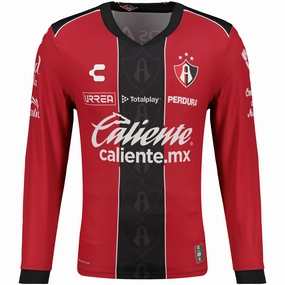 Silky Smooth Charly Atlas 25/26 Long Sleeve Home Jersey (Red/Black)