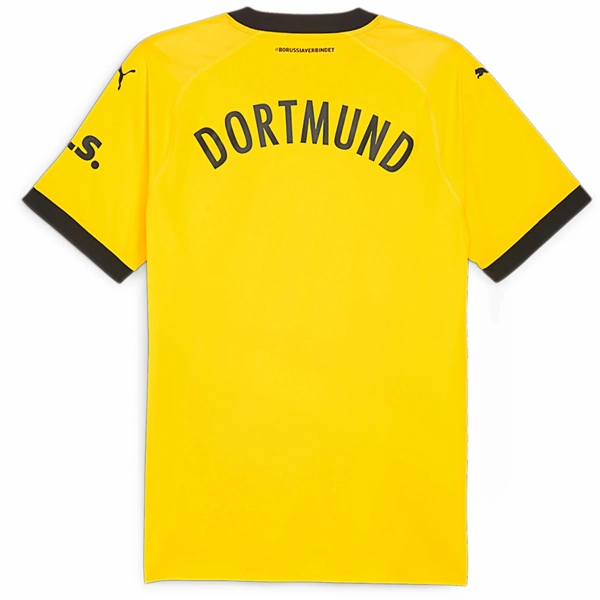 Puma Borussia Dortmund Authentic Home Jersey 23/24 (Cyber Yellow/Puma Black) Rolling Storage Pocket