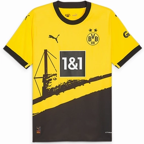 sporty wear Move Enhanced Puma Borussia Dortmund Authentic Home Jersey 23/24 (Cyber Yellow/Puma Black)
