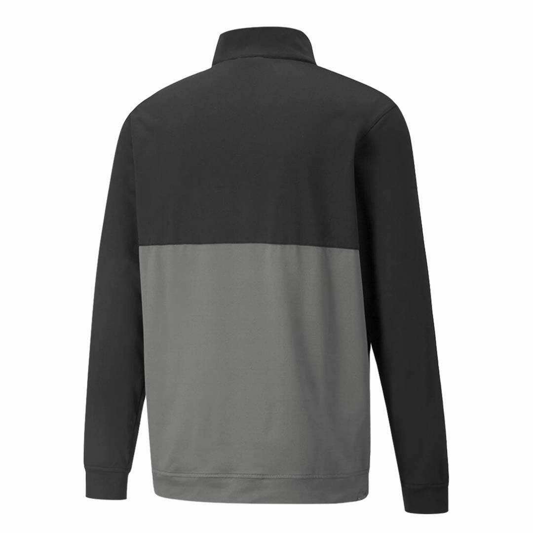 Durable Stitching Versatile Apparel Puma - Men's Gamer Colorblock 1/4 Zip Sweater (532985 01)