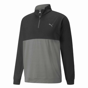 Puma - Men's Gamer Colorblock 1/4 Zip Sweater (532985 01) weekend run