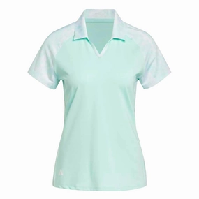 adidas - Women's Ultimate365 Print Short Sleeve Polo (IK7176) Simple Layer sprint training