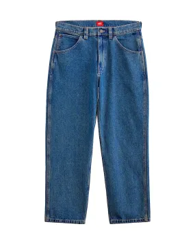 Vans Skate Check-5 Loose Denim Pants - Vintage Indigo Blue Fast Fit