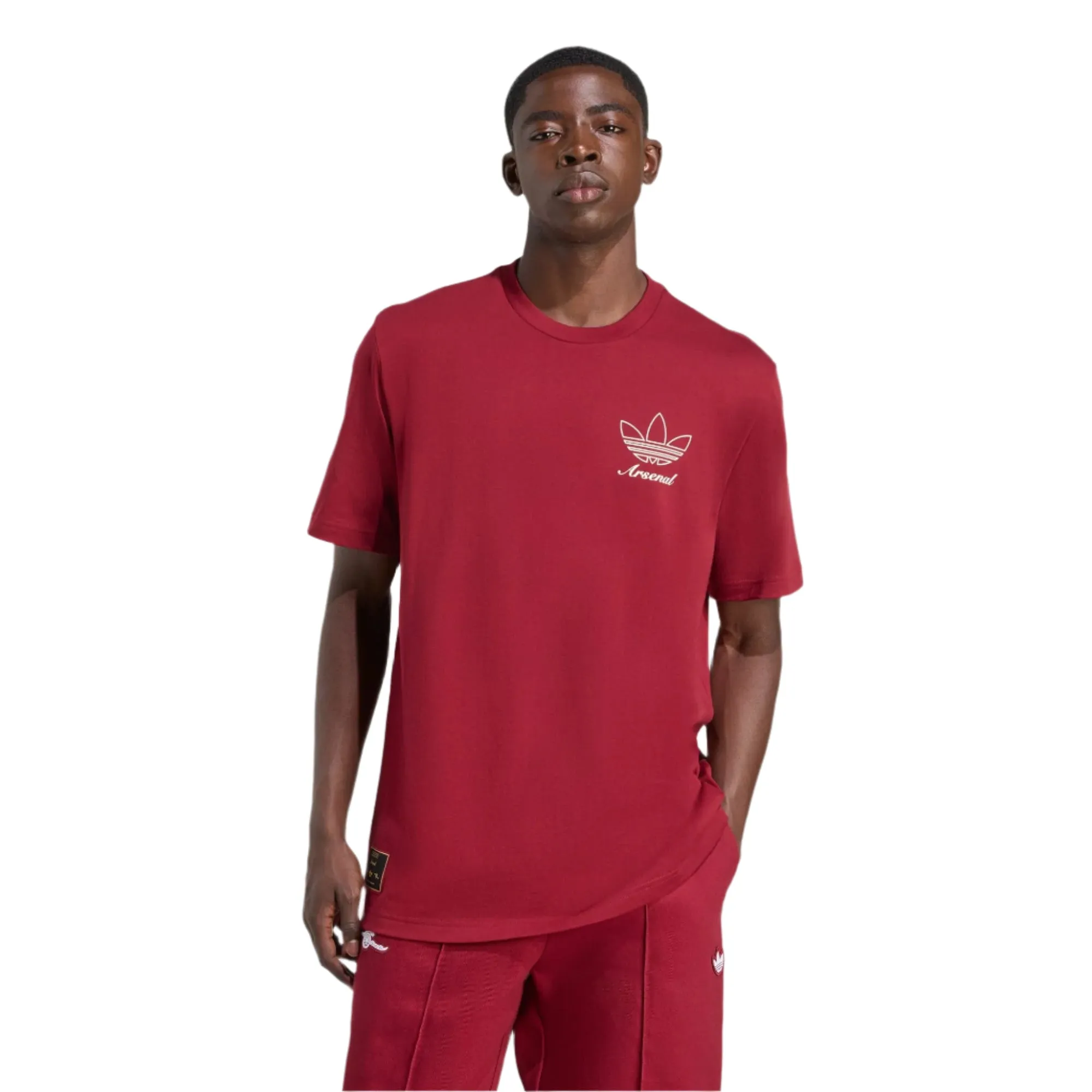 adidas Arsenal FC Icon Graphic T-Shirt (Burgundy) Modern Style Perfect Fit