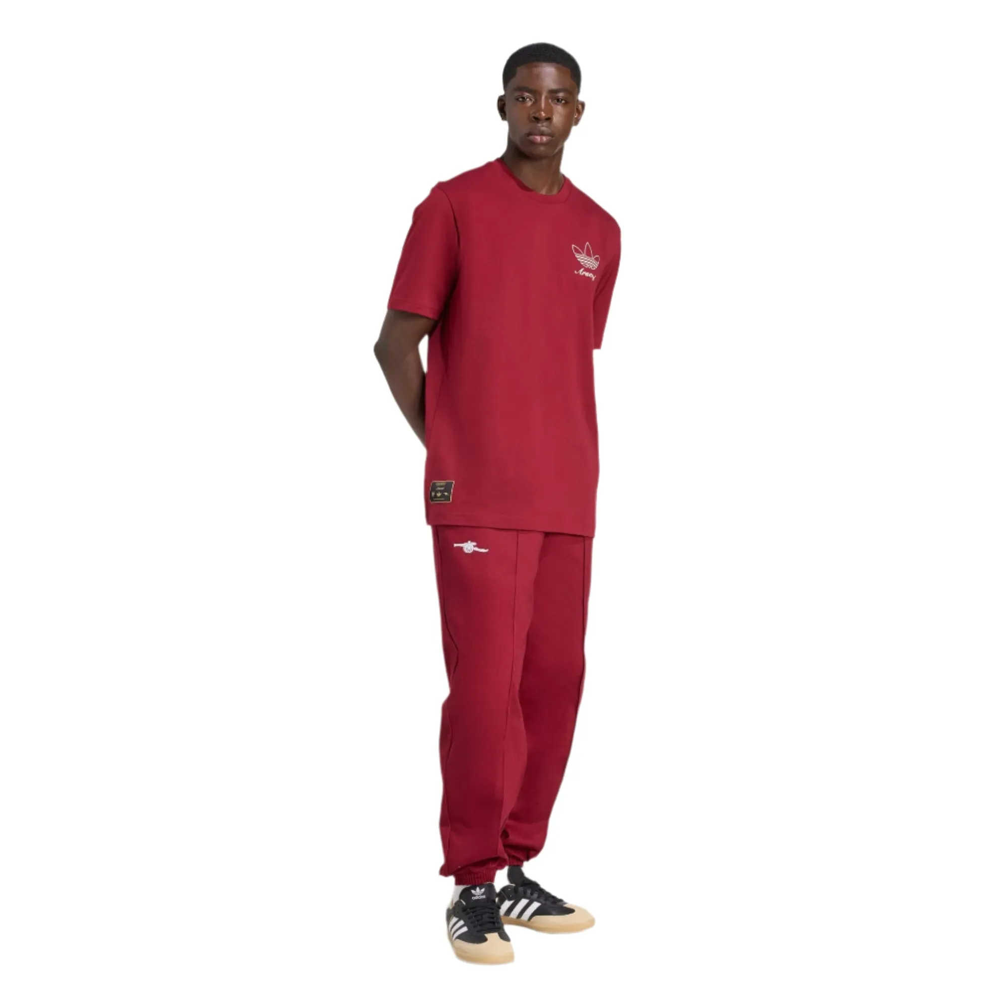 Relaxed Fit adidas Arsenal FC Icon Graphic T-Shirt (Burgundy)