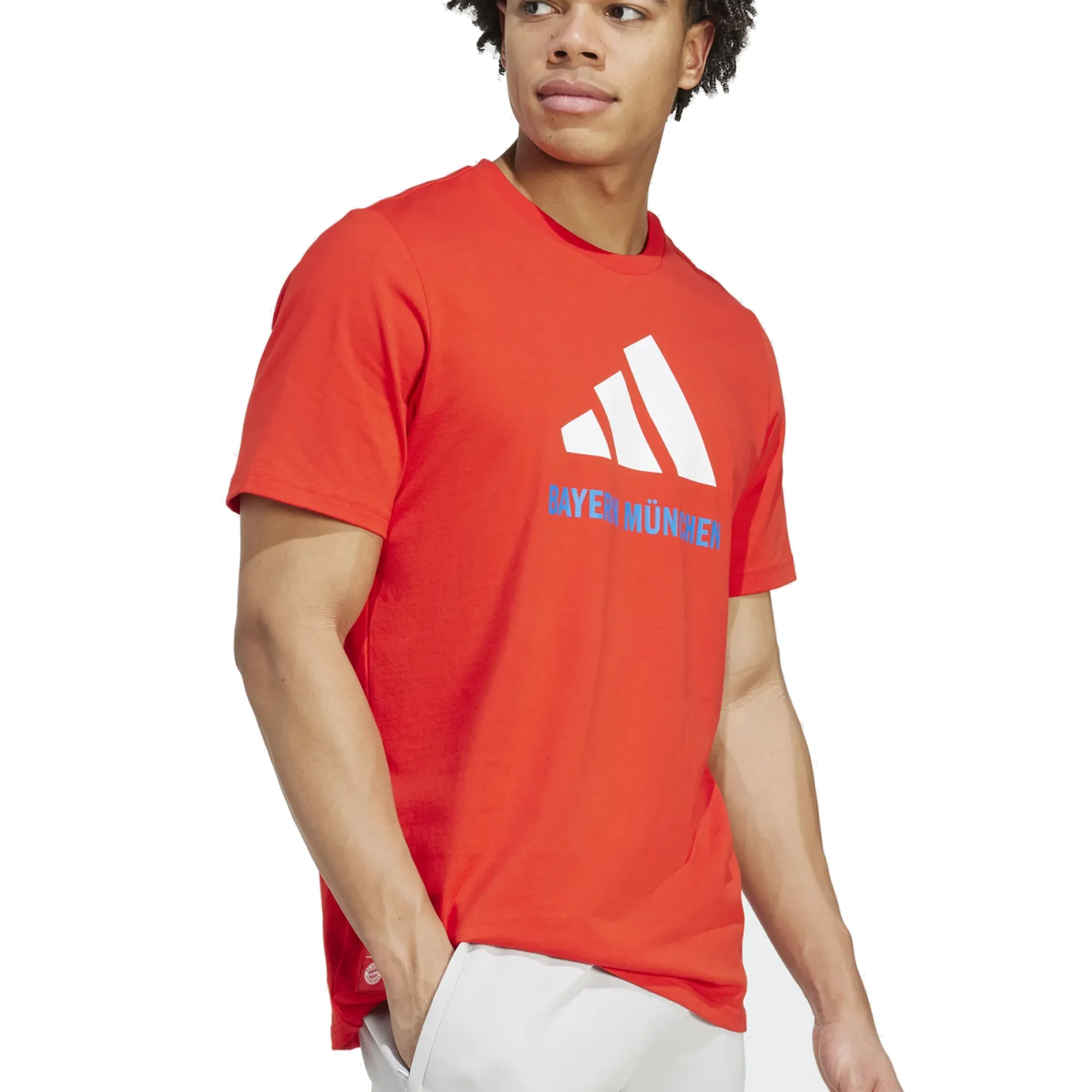 Chic Look adidas Bayern Munich Season Graphic T-Shirt (Red/White)