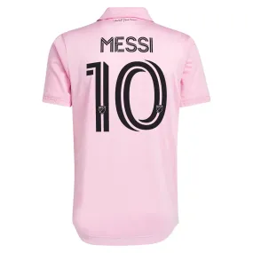 Static Resistant Fabric adidas Inter Miami Lionel Messi Authentic Home Jersey 22/23 (True Pink/Black)