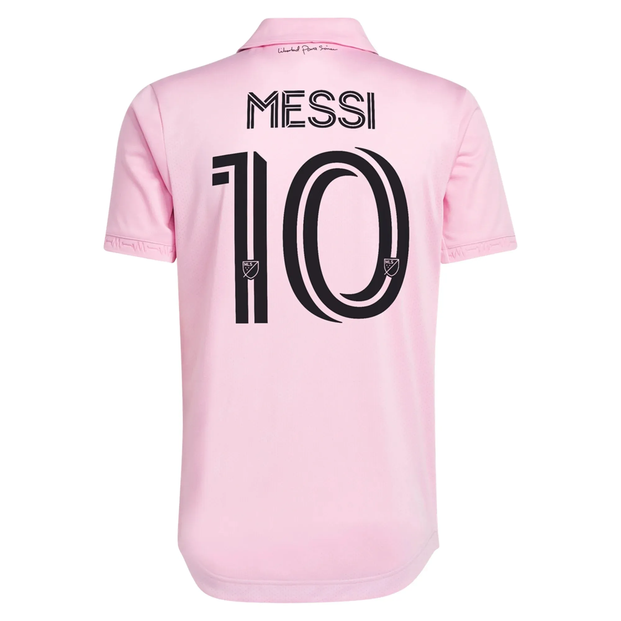 Static Resistant Fabric adidas Inter Miami Lionel Messi Authentic Home Jersey 22/23 (True Pink/Black)