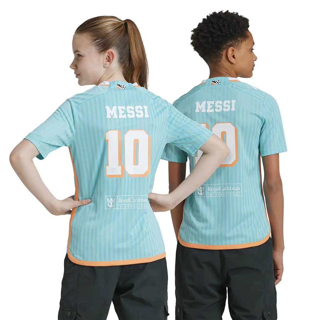 adidas - Kids' (Youth) Inter Miami CF 24 Messi Third Jersey (JE6077) Dry Layer Hyper Breathable