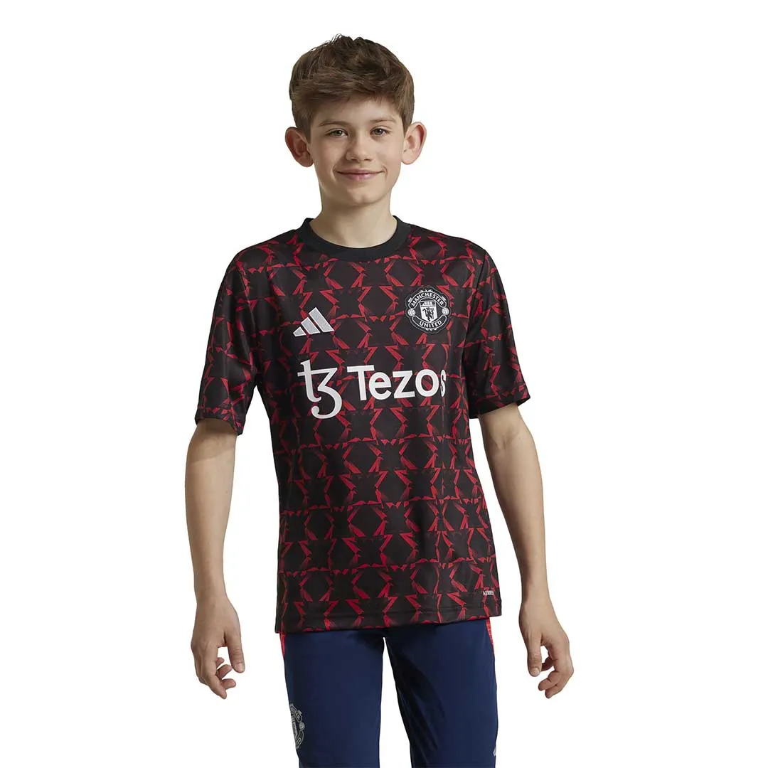 Training Fit Weightless Layer adidas - Kids' (Youth) Manchester United Pre-Match Jersey (IT1992)