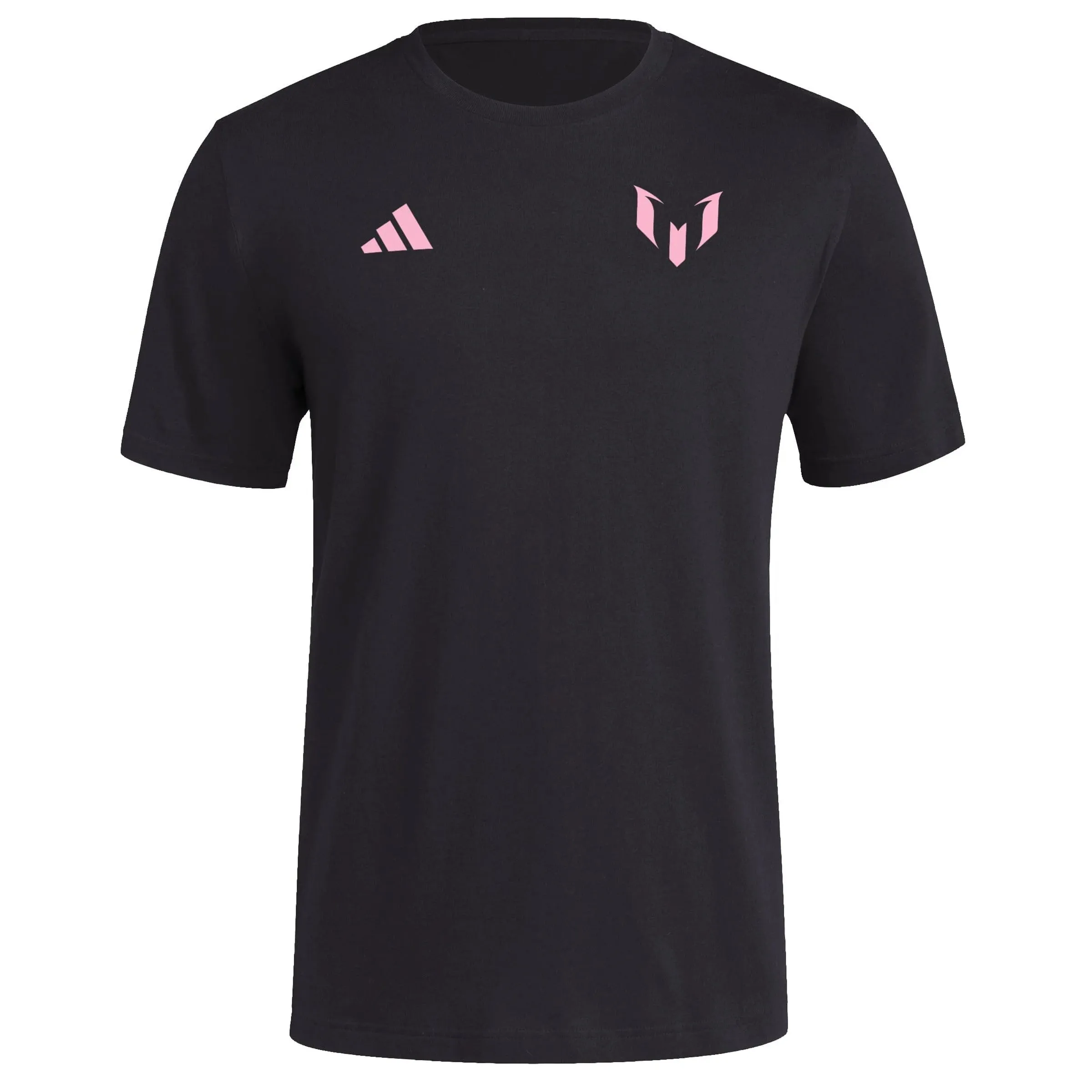 Tagless Neckline Action Gear adidas Leonel Messi Miami Hero #10 T-Shirt (Black)