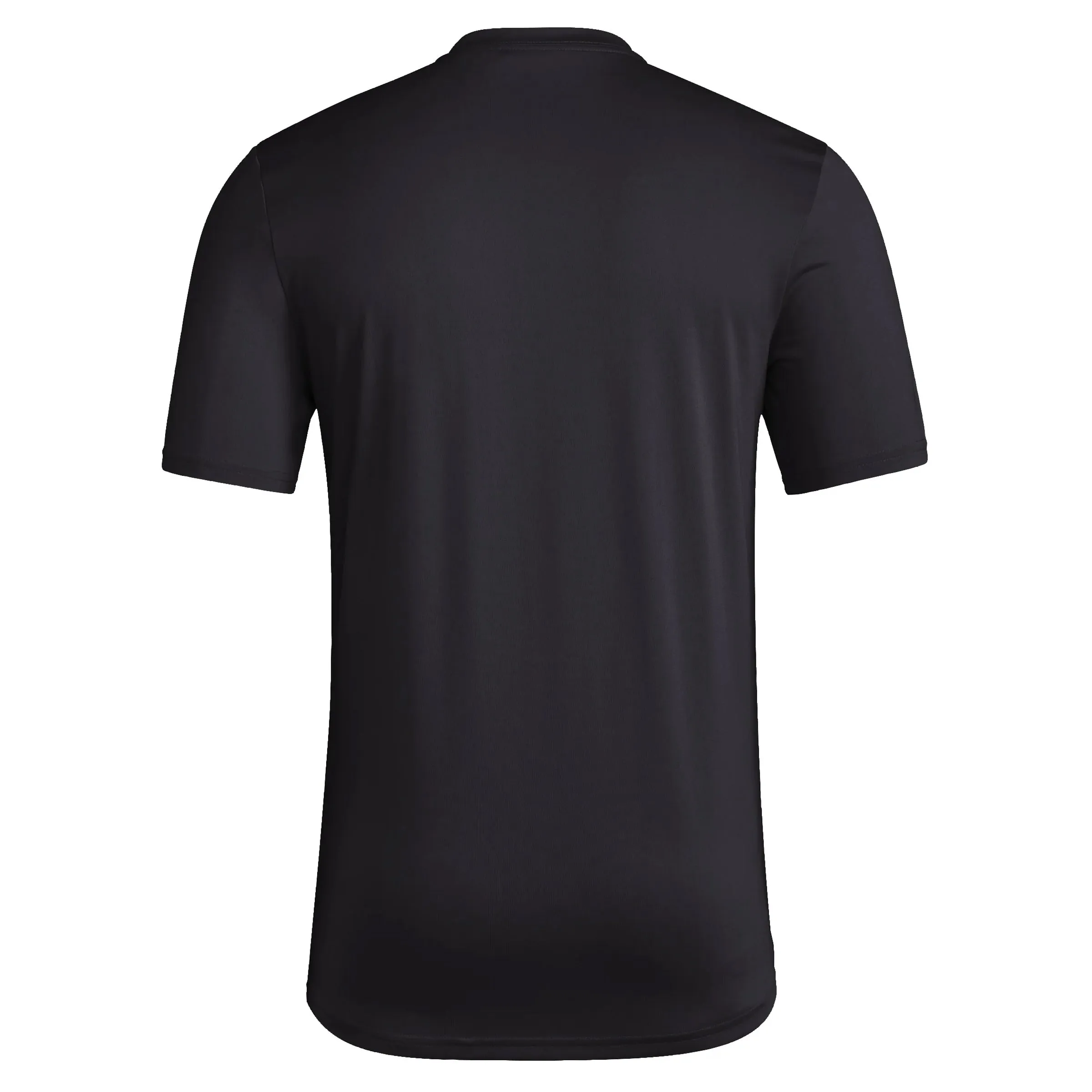 Tear Resistant Fabric Weave Flex Fit Construction adidas Leonel Messi Miami Wordmark Jersey Top (Black)