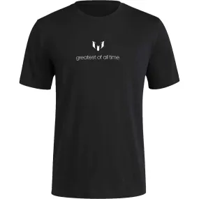 adidas Lionel Messi Greatest Of All Time T-Shirt (Black) SoftenedNeckline