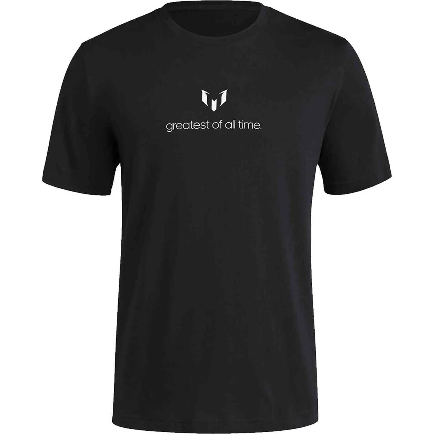 adidas Lionel Messi Greatest Of All Time T-Shirt (Black) SoftenedNeckline