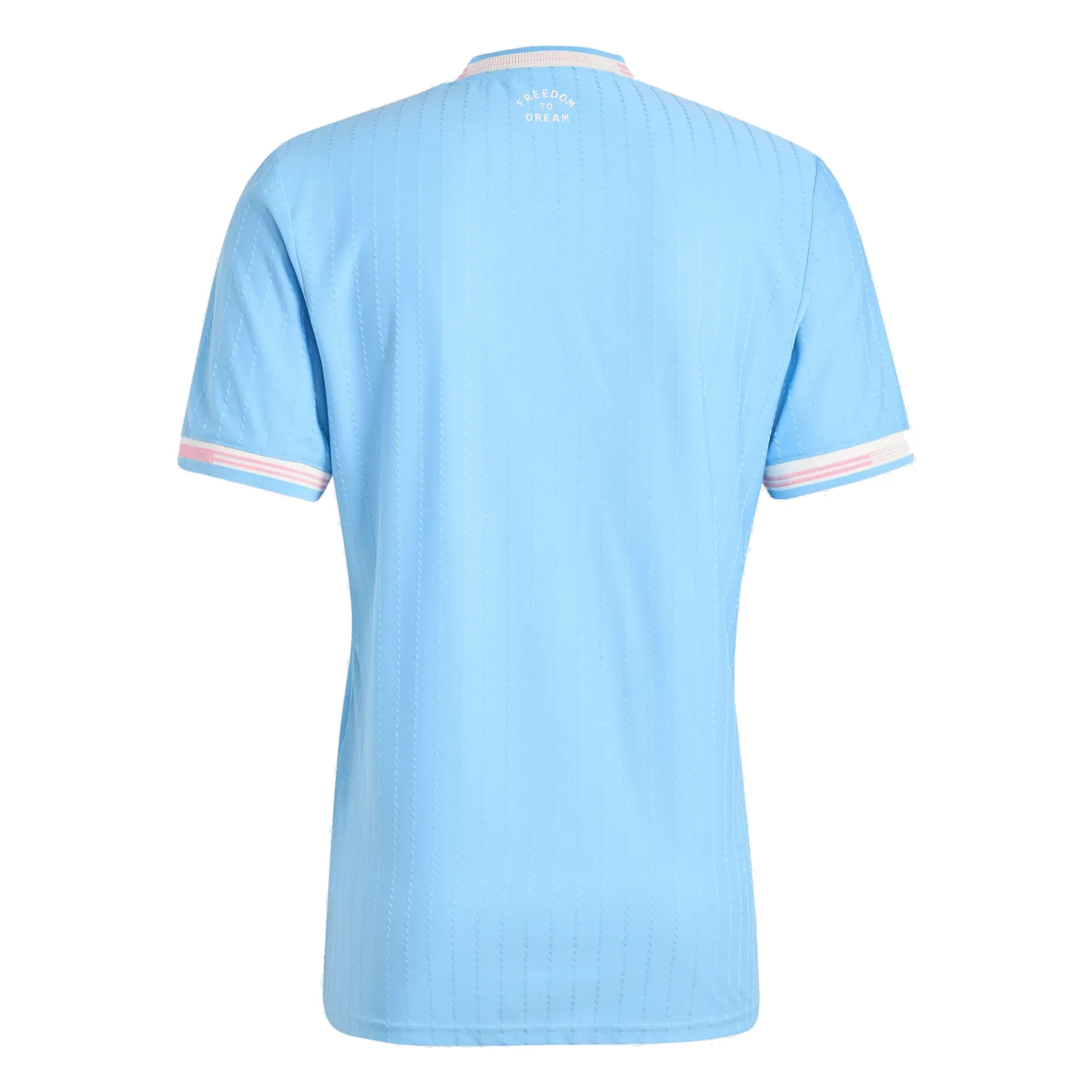 Casual Motion Ergonomic Articulated Sleeve adidas Lionel Messi Inter Miami Authentic Third Jersey 25/26 (Blue/Pink)