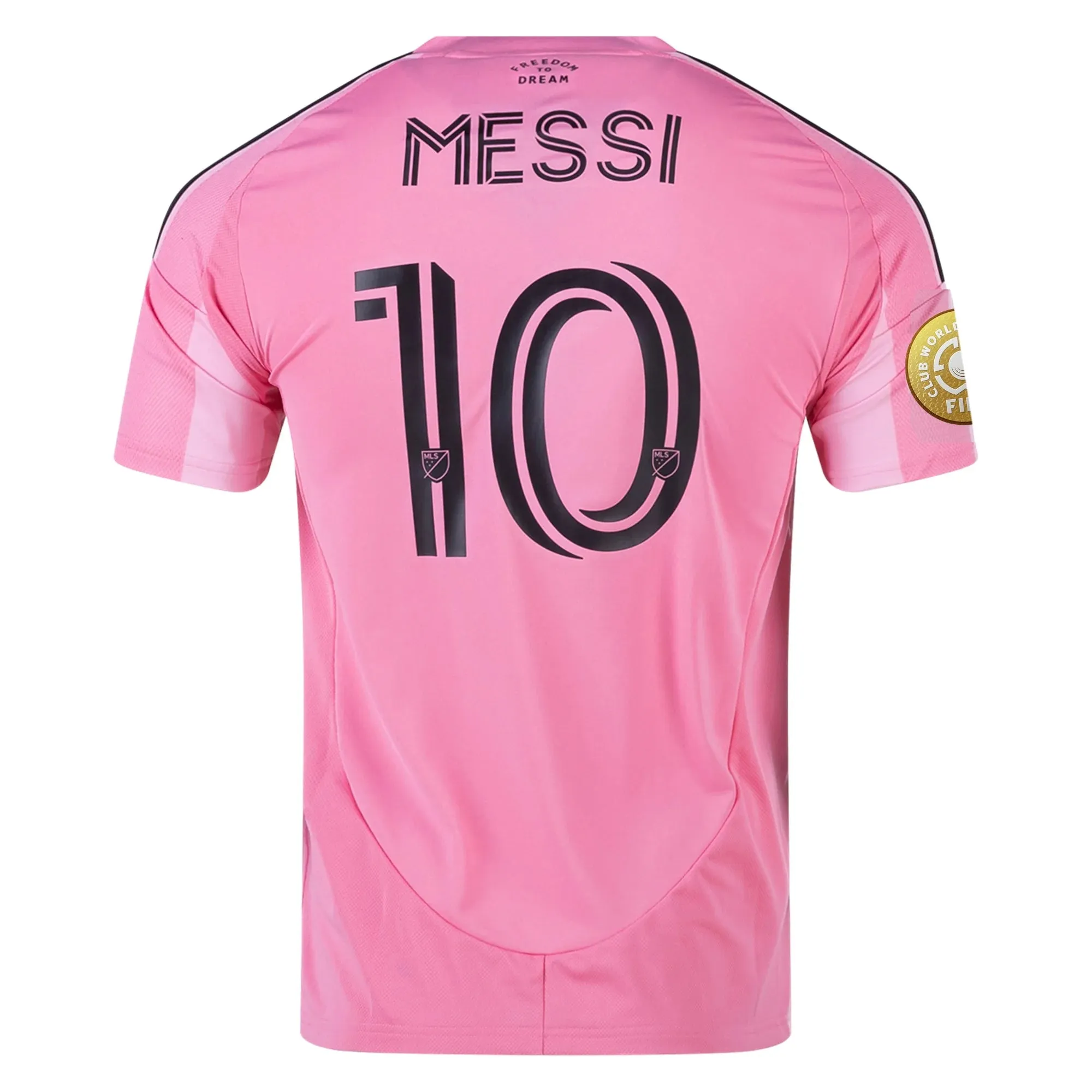 adidas Lionel Messi Inter Miami CF Home Jersey 25/26 w/ Club World Cup 2025 Patch (Easy Pink) No Resistance Comfortable Gear