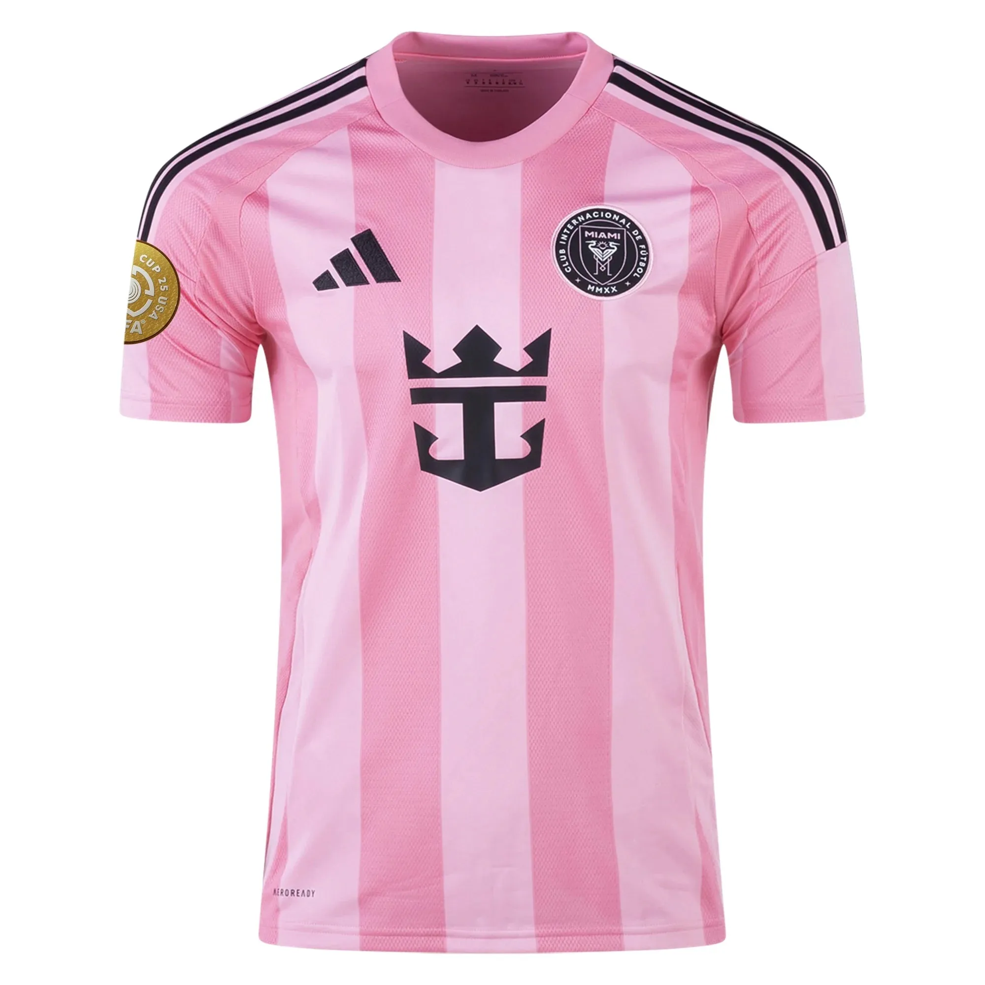 adidas Lionel Messi Inter Miami CF Home Jersey 25/26 w/ Club World Cup 2025 Patch (Easy Pink) Chill Fit Low Friction Texturing