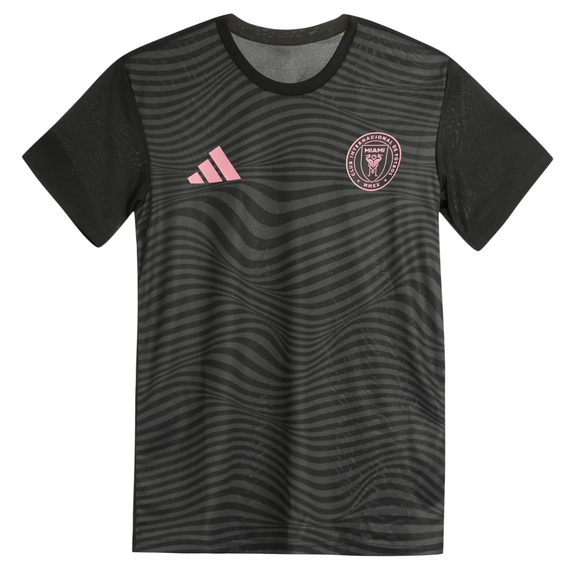 Friction Free Hemline Design All Day Comfort Flex adidas Lionel Messi Name & Number Jersey 24/25 (Black/Truly Pink)