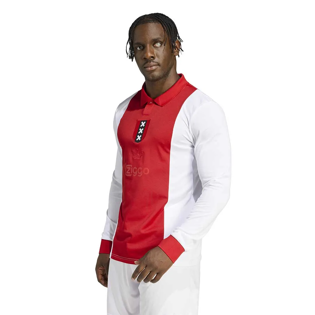 Wicking Channel Technology Eco Friendly Material adidas - Men's Ajax Amsterdam Anniversary Jersey (JF6340)