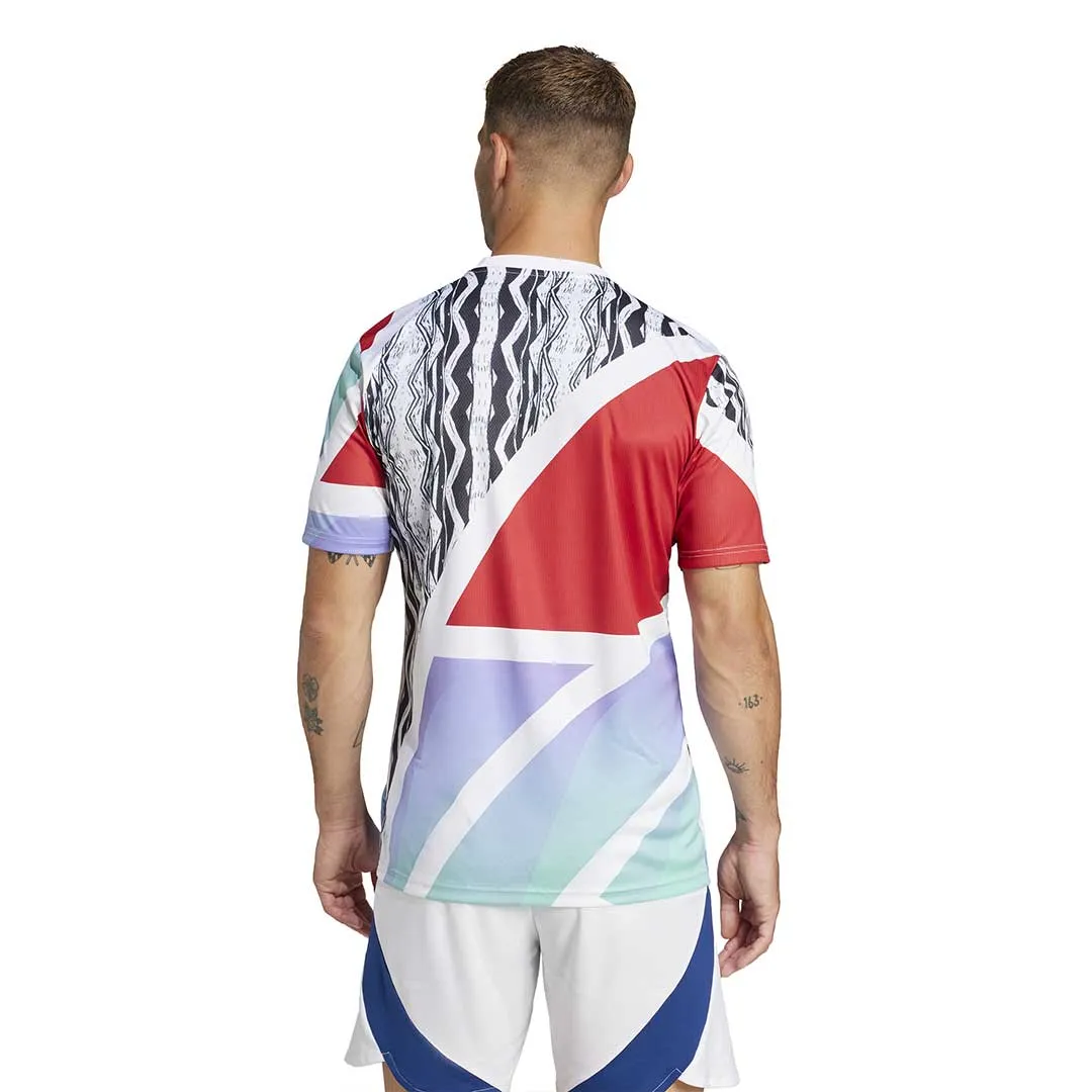 adidas - Men's Arsenal 24/25 Pre-Match Jersey (JE7562) Sporty Layers Non Restrictive Movement