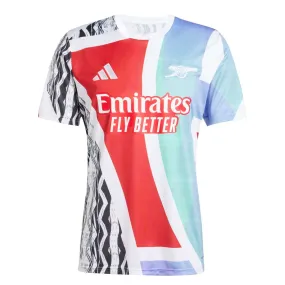 adidas - Men's Arsenal 24/25 Pre-Match Jersey (JE7562) Non Chafing Edges Active Lifestyle
