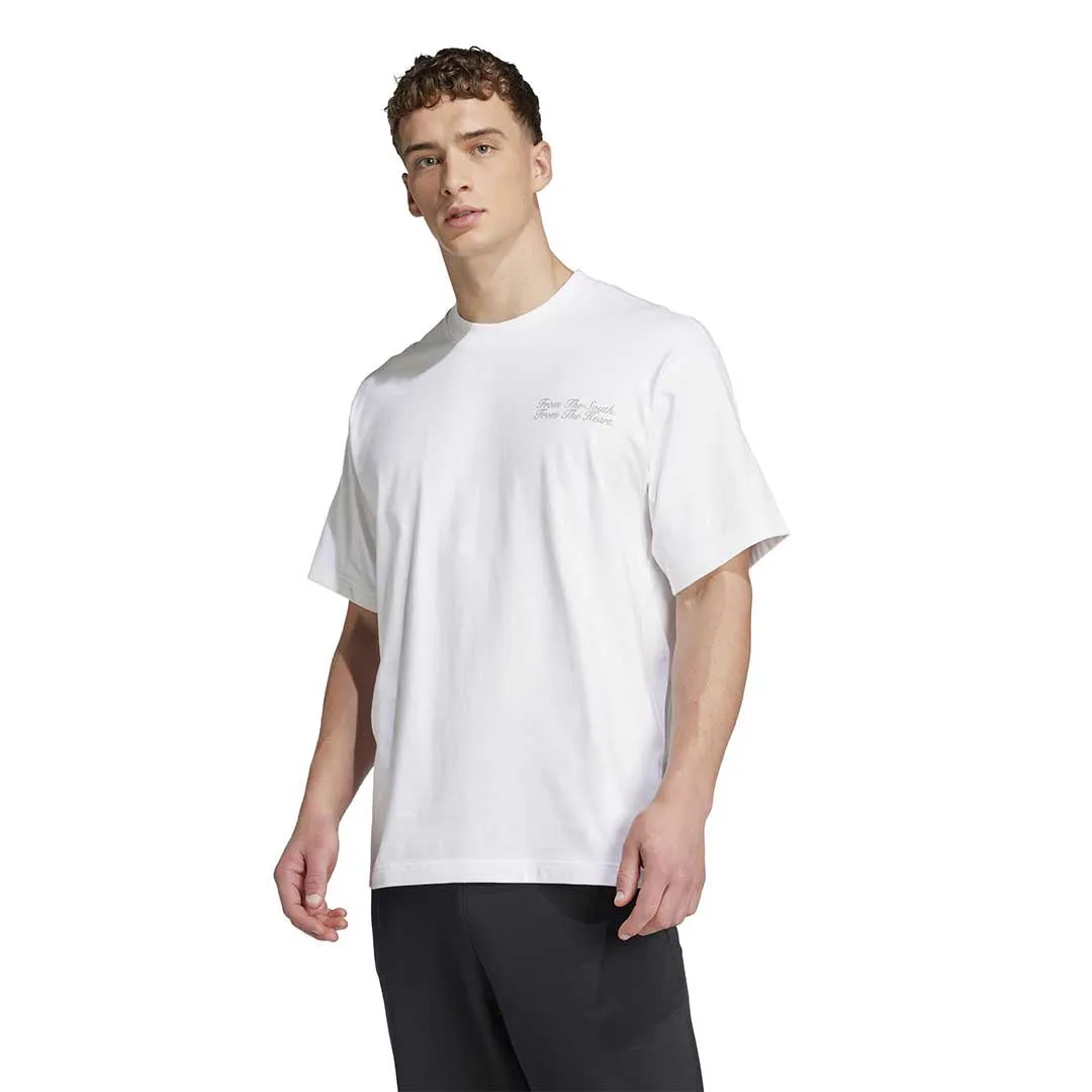 adidas - Men's FC Bayern BSTN Contempo T-Shirt (JF0575) Eco Friendly Dye Process Wicking Interceptor Fabric