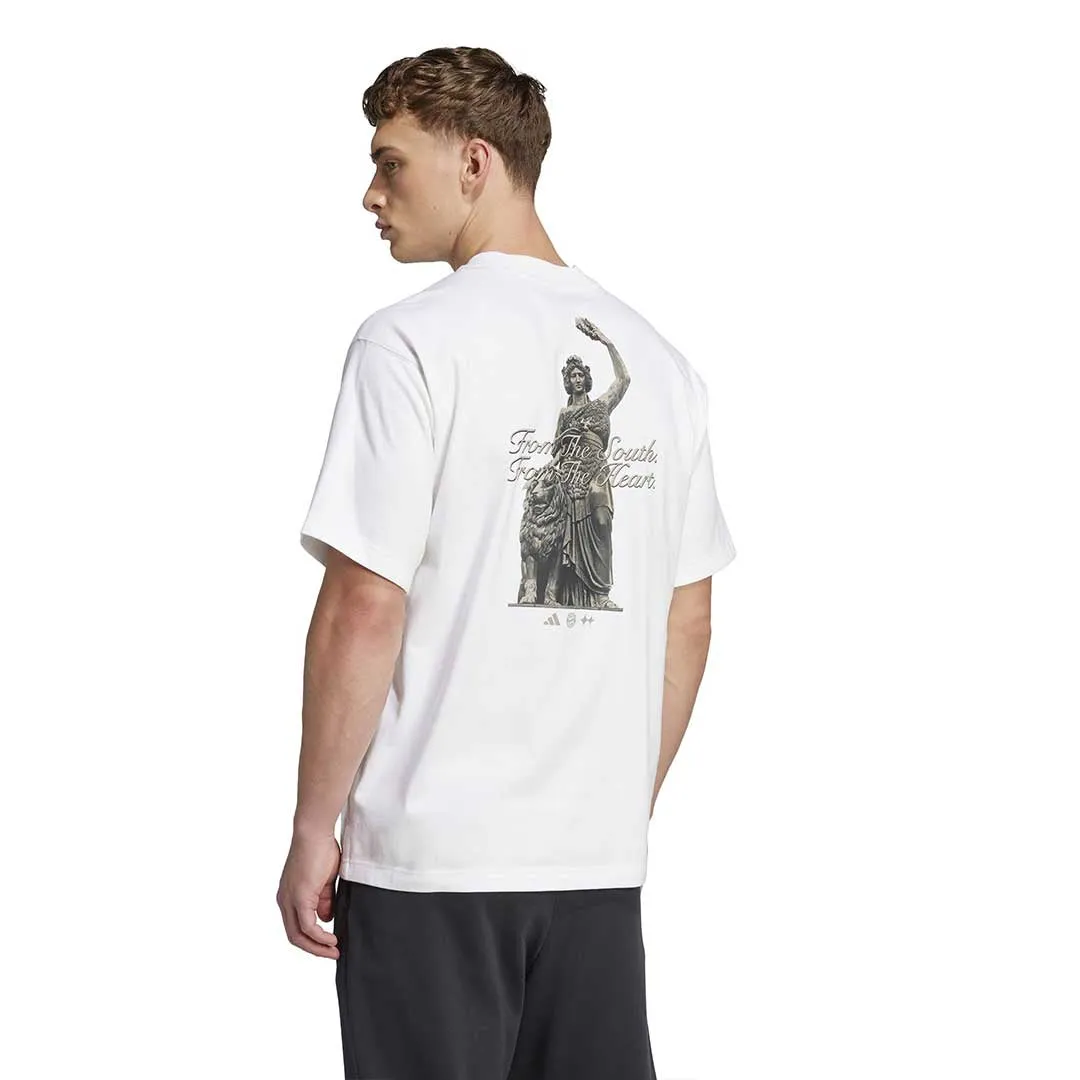 adidas - Men's FC Bayern BSTN Contempo T-Shirt (JF0575) High Visibility Details