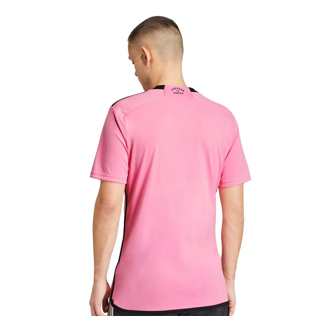 Color Blocked Layered Look Design adidas - Men's Inter Miami CF 24/25 Home Jersey (IU0190)