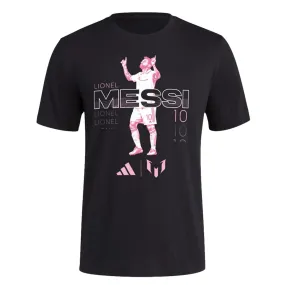 Workout Fit Quick Recovery Fabric adidas - Men's Inter Miami Lionel Messi Graphic T-Shirt (JJ2948)