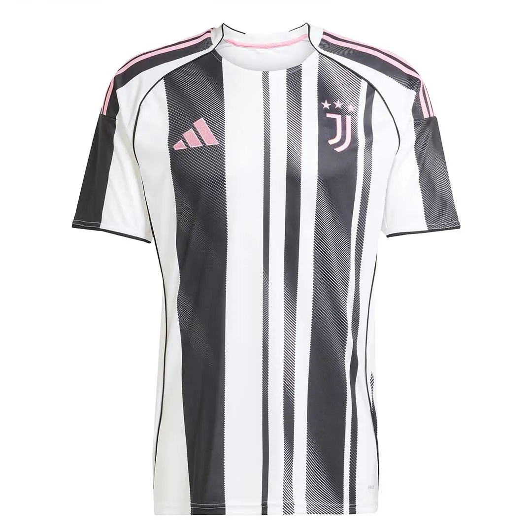 adidas - Men's Juventus 25/26 Home Jersey (JJ4320) Ultimate Comfort Lining Compact Knit Structure