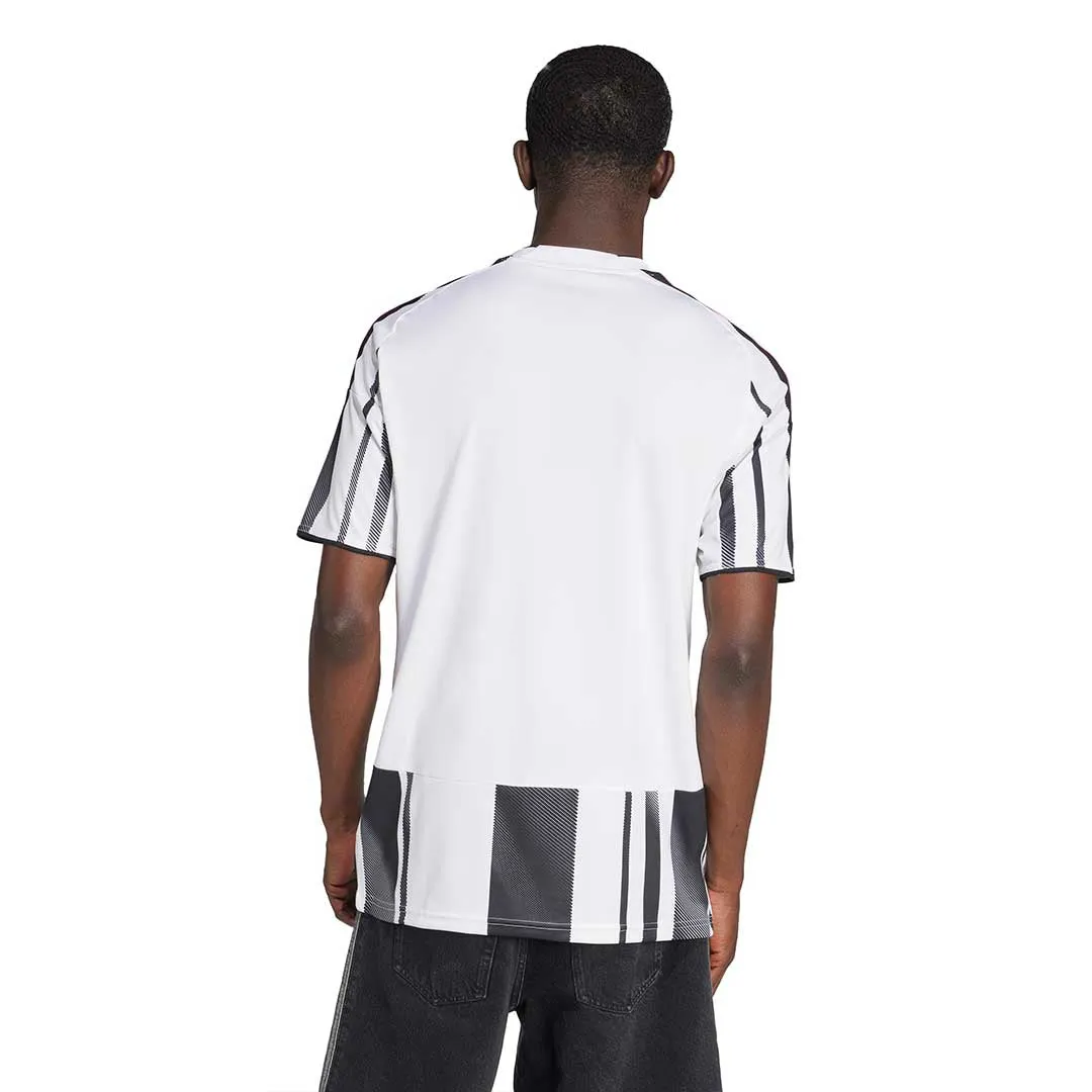 adidas - Men's Juventus 25/26 Home Jersey (JJ4320) Vivid Pattern Sublimation Ready Fabric