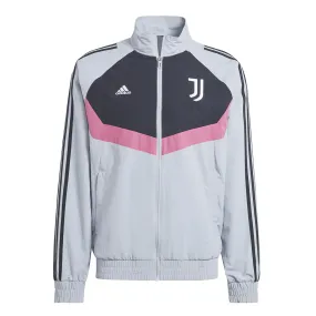 adidas - Men's Juventus FC Woven Track Top (IM9865) Seamless Stitching Design Wicking Interior Layer