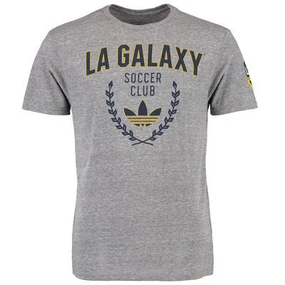adidas Men's LA Galaxy Easy Win Tri-Blend T-Shirt homecoming