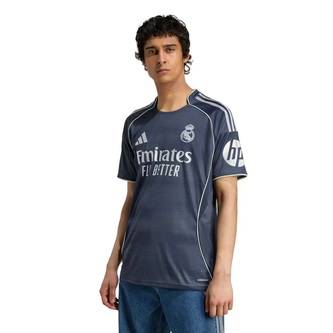 Anti Pill Finish Adjustable Hem Drawcord adidas - Men's Real Madrid 25/26 Away Jersey (JJ4182)
