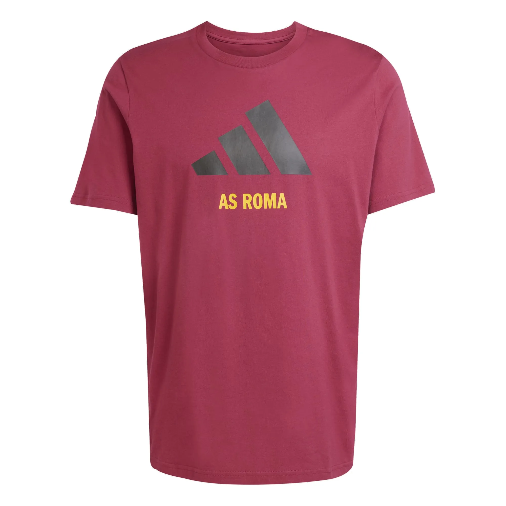 adidas Mens Roma Season Graphic T-Shirt (Legend Burgundy/Black) LayeredSleeveConstruction